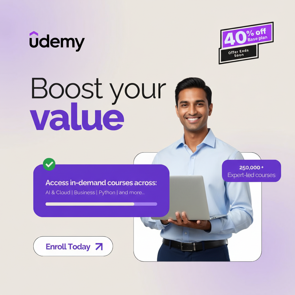 Udemy Facebook ad