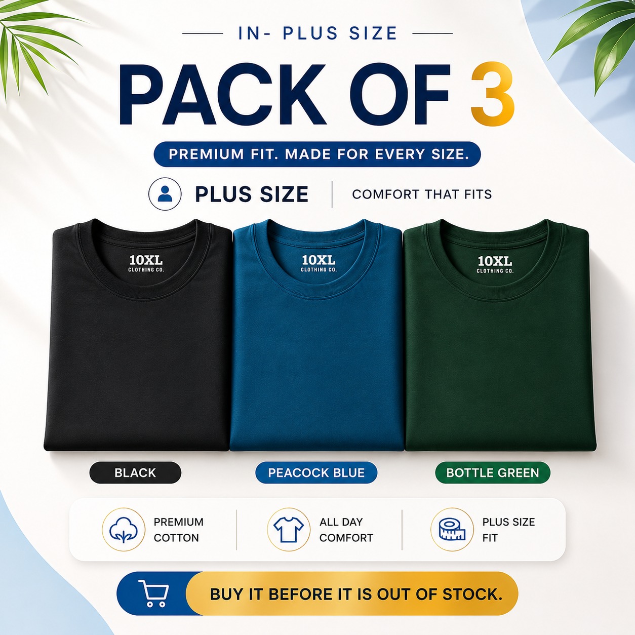 10XL Clothing Co Facebook ad