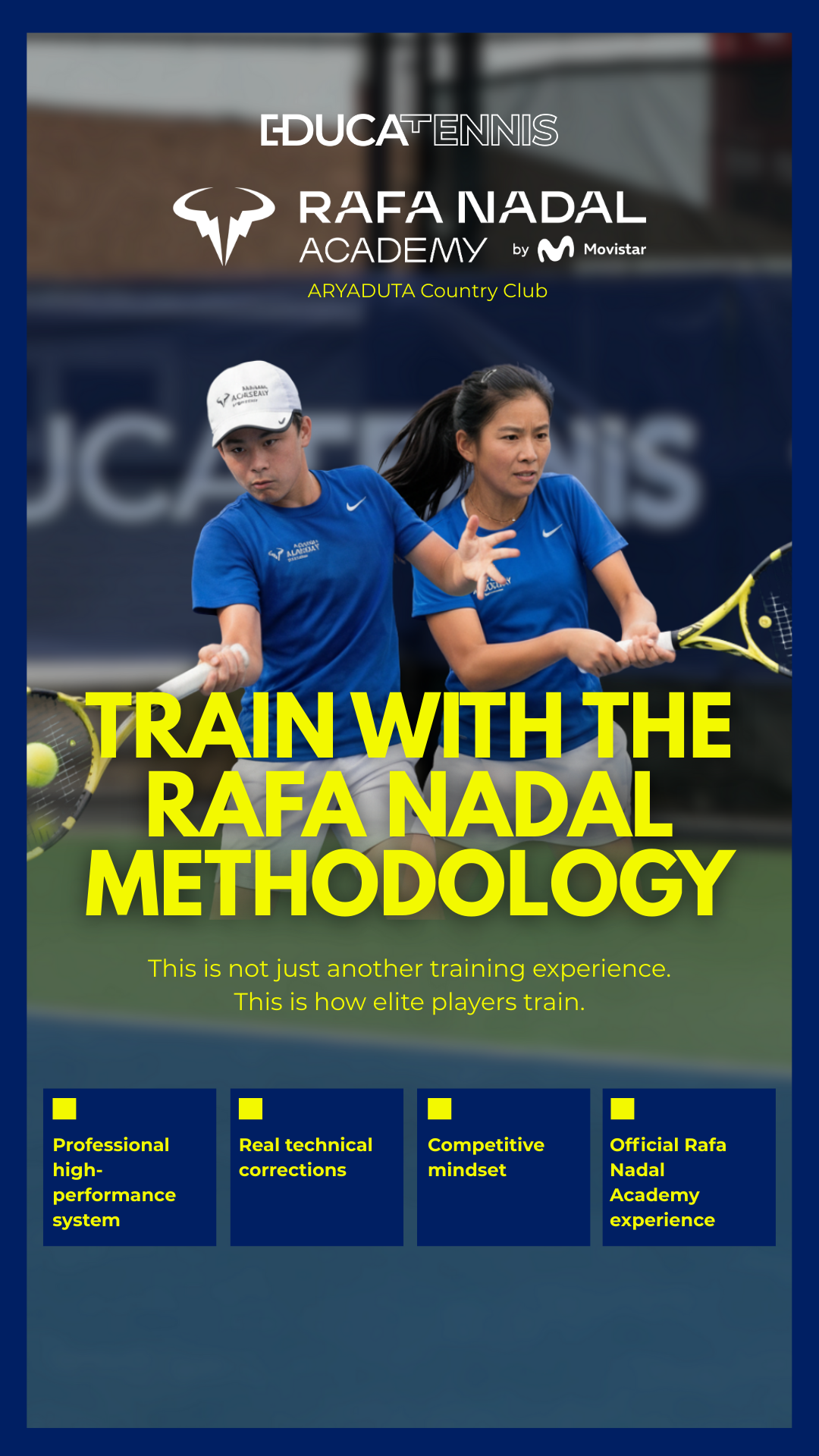 Educa Tennis Facebook ad from Jan 30, 2026