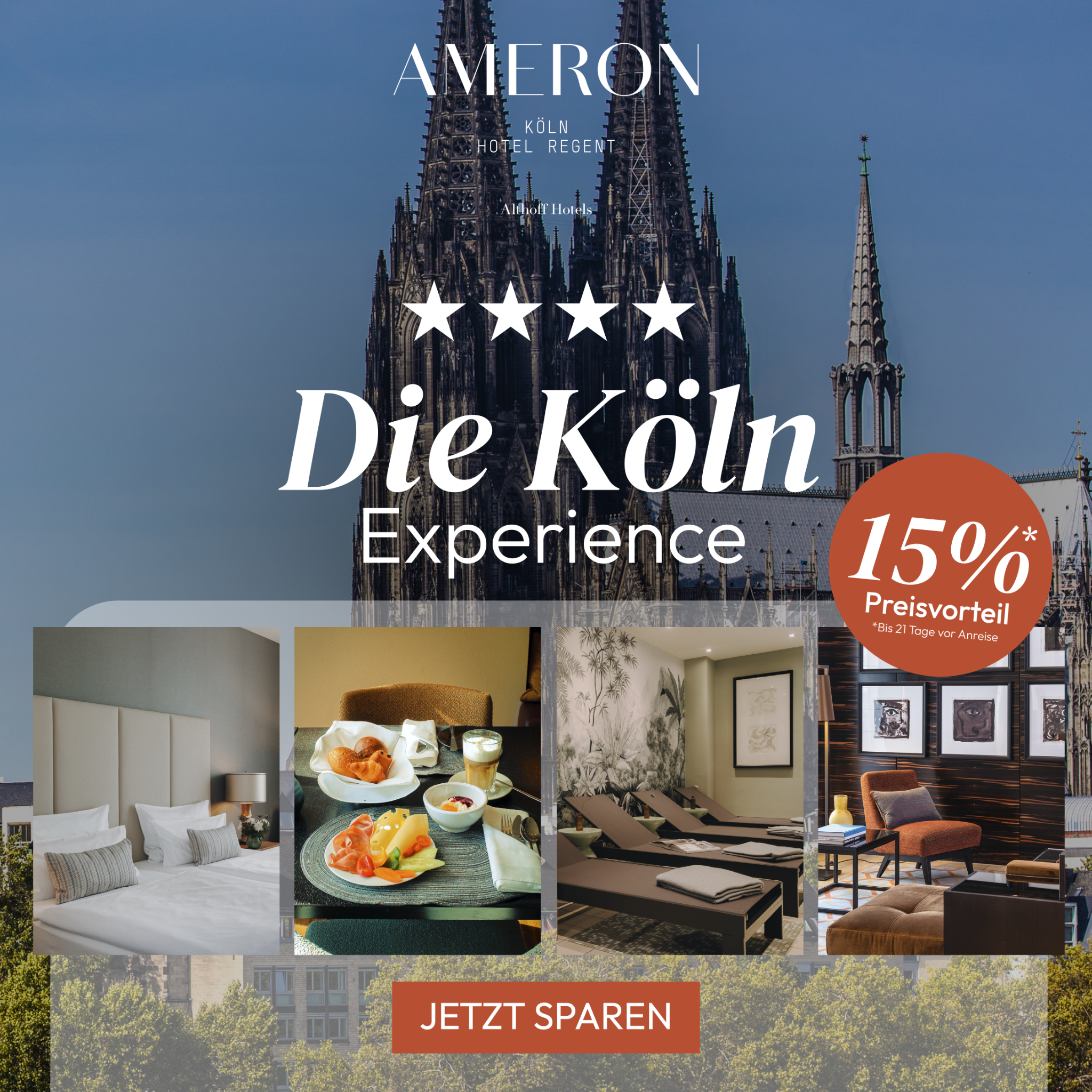 AMERON Köln Hotel Regent Facebook ad from Aug 5, 2026