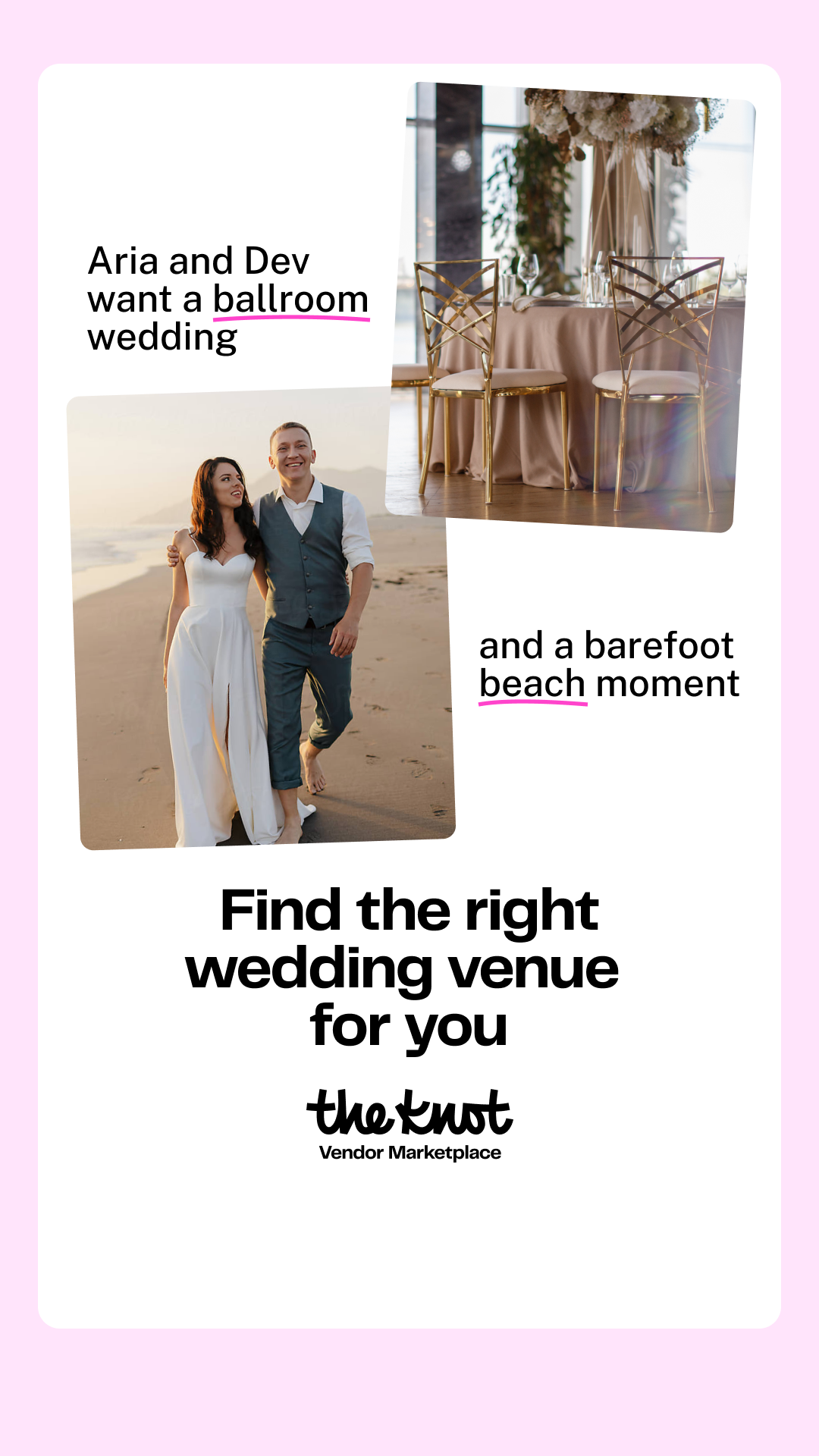 The Knot Facebook ad