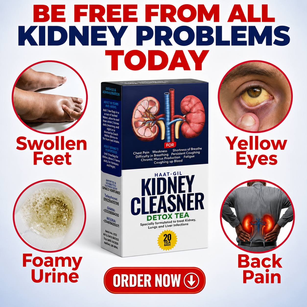 Organic World Facebook ad: Click Here to Order Now