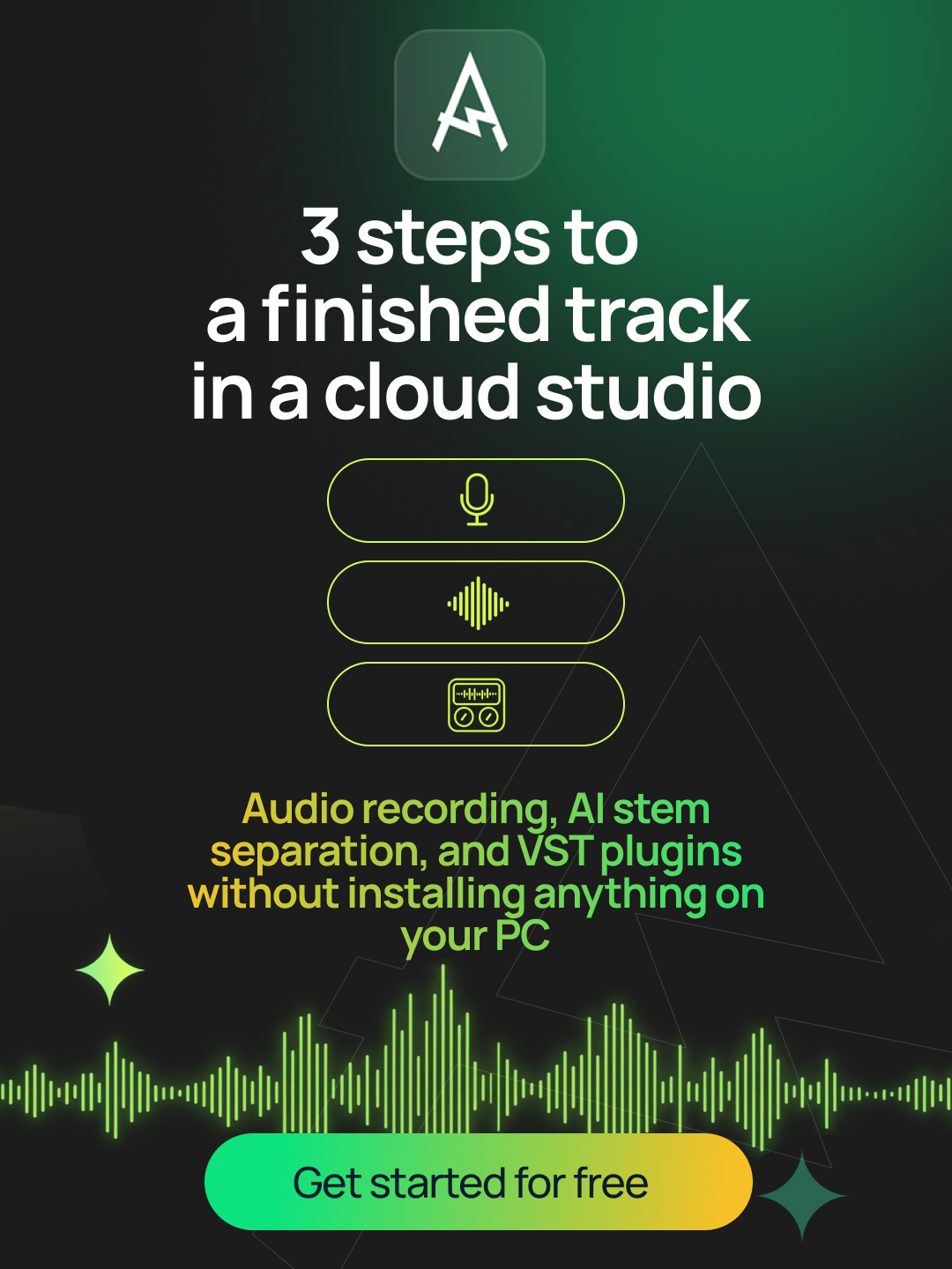 Amped Studio Facebook ad