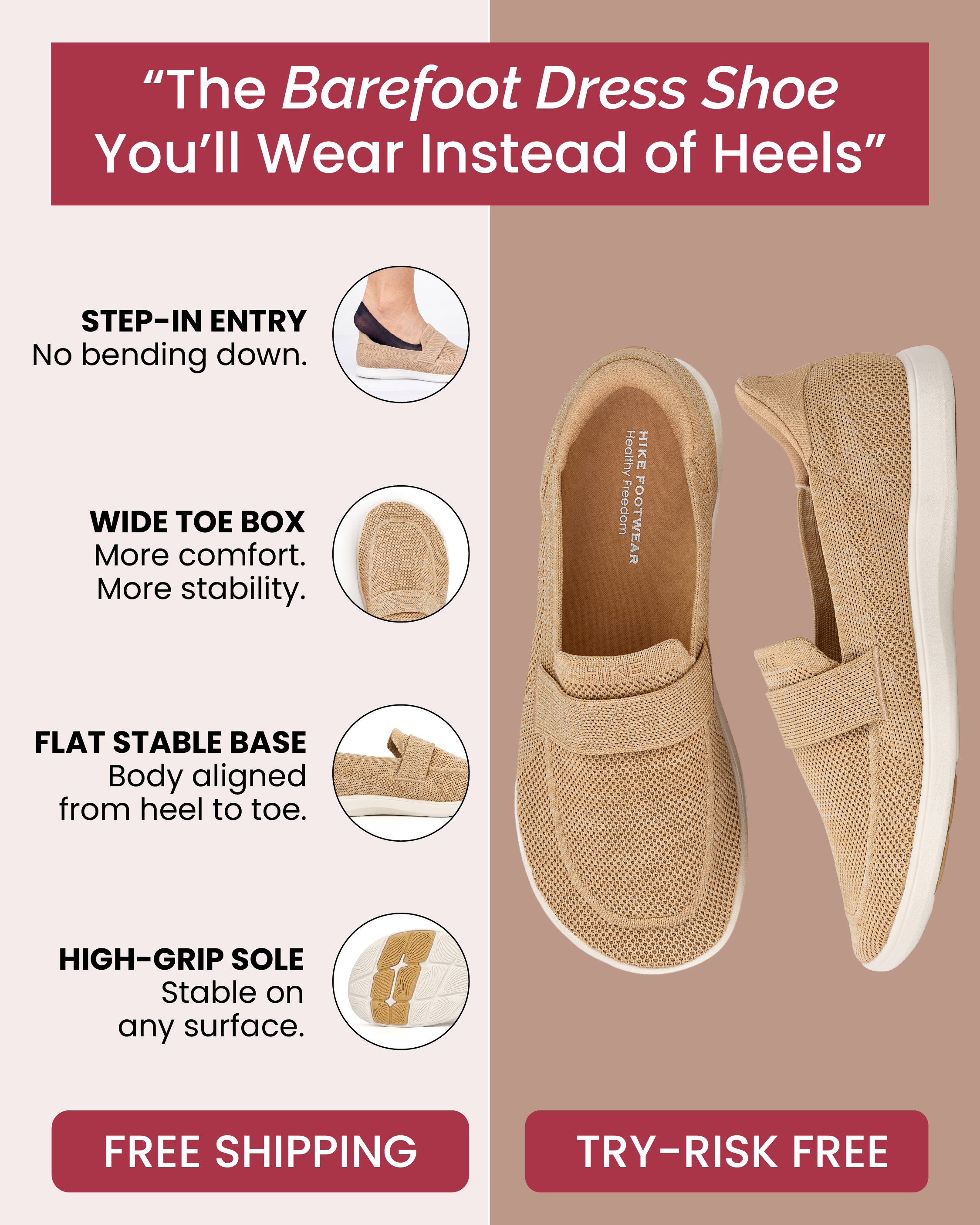 HIKE Footwear Facebook ad