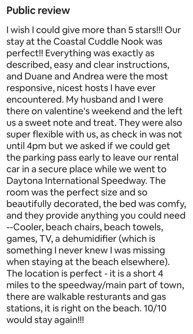 Lummerville Resort Bookings Facebook ad: One thing Andrea and I learned right away…