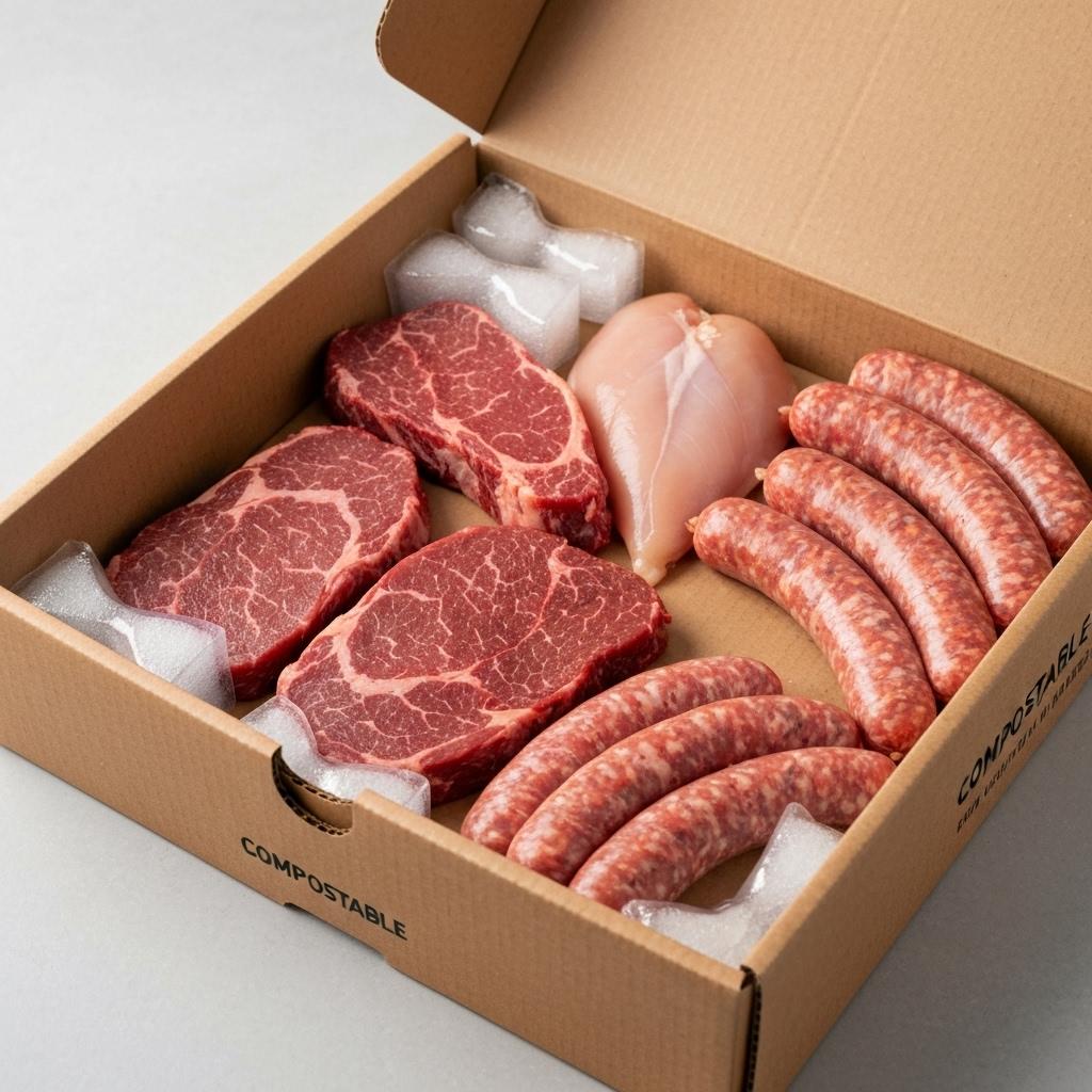 Selection Index Facebook ad: Grass Fed Meat Delivery?