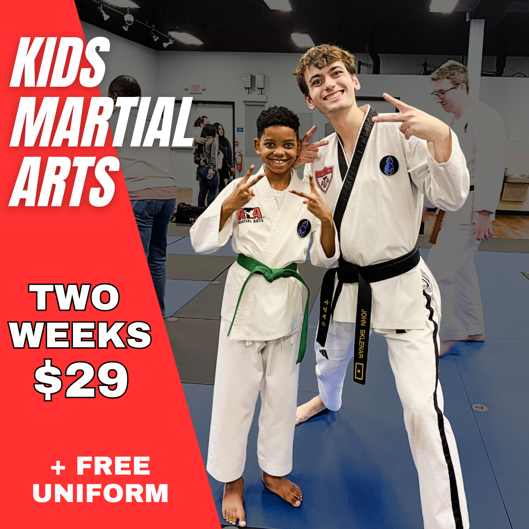ATA Martial Arts Somerdale Facebook ad: Less Screen Time. More Kick Time!