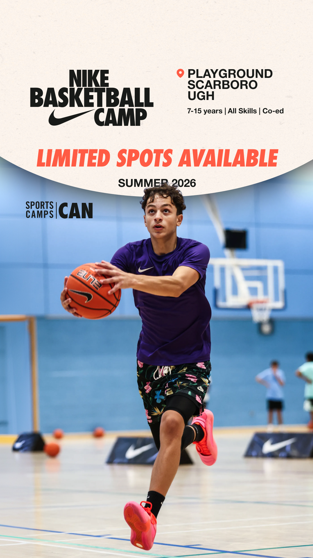 Nike Sports Camps Canada Facebook ad
