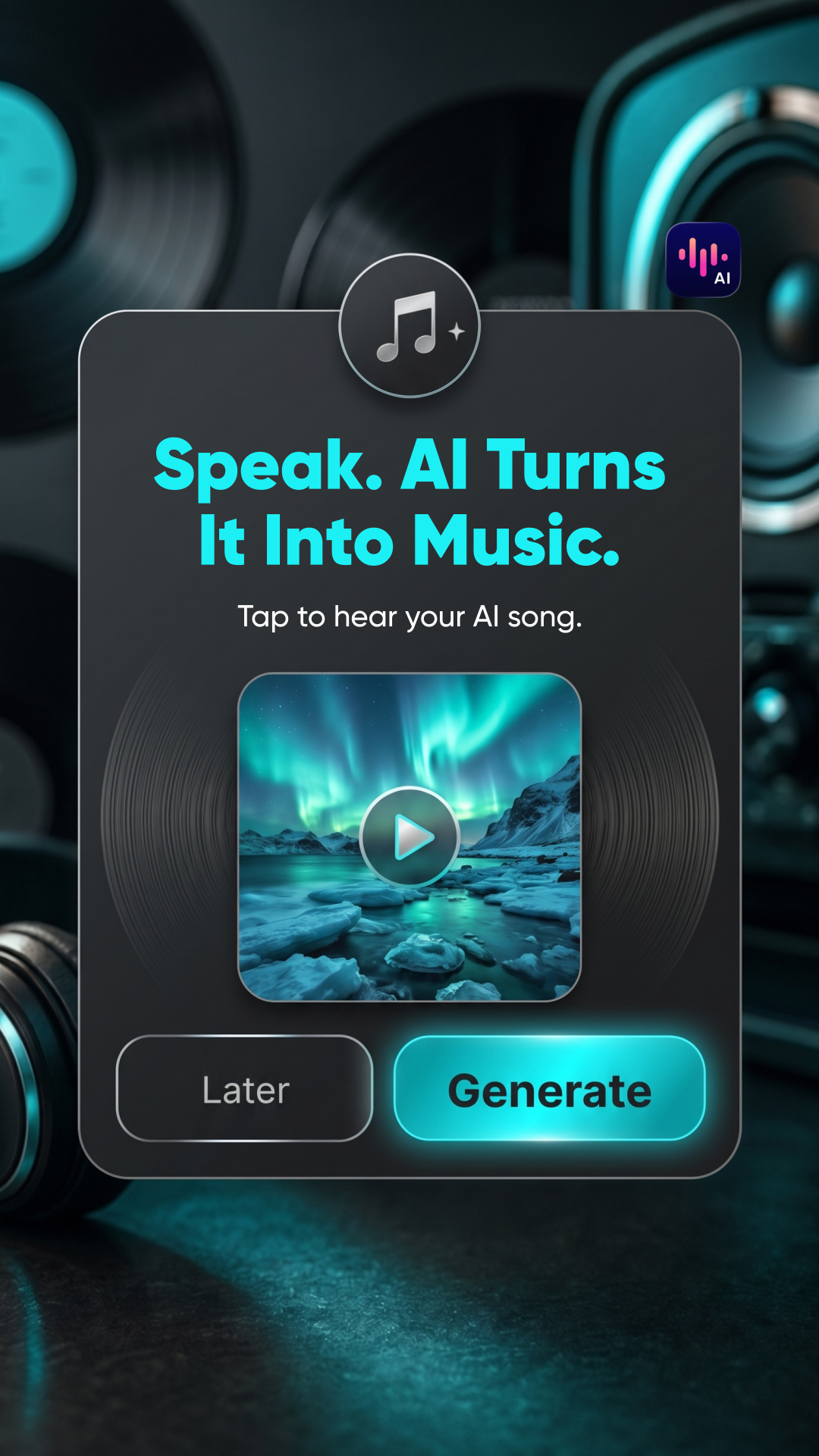 SoundDraw - AI Music Generator Facebook ad