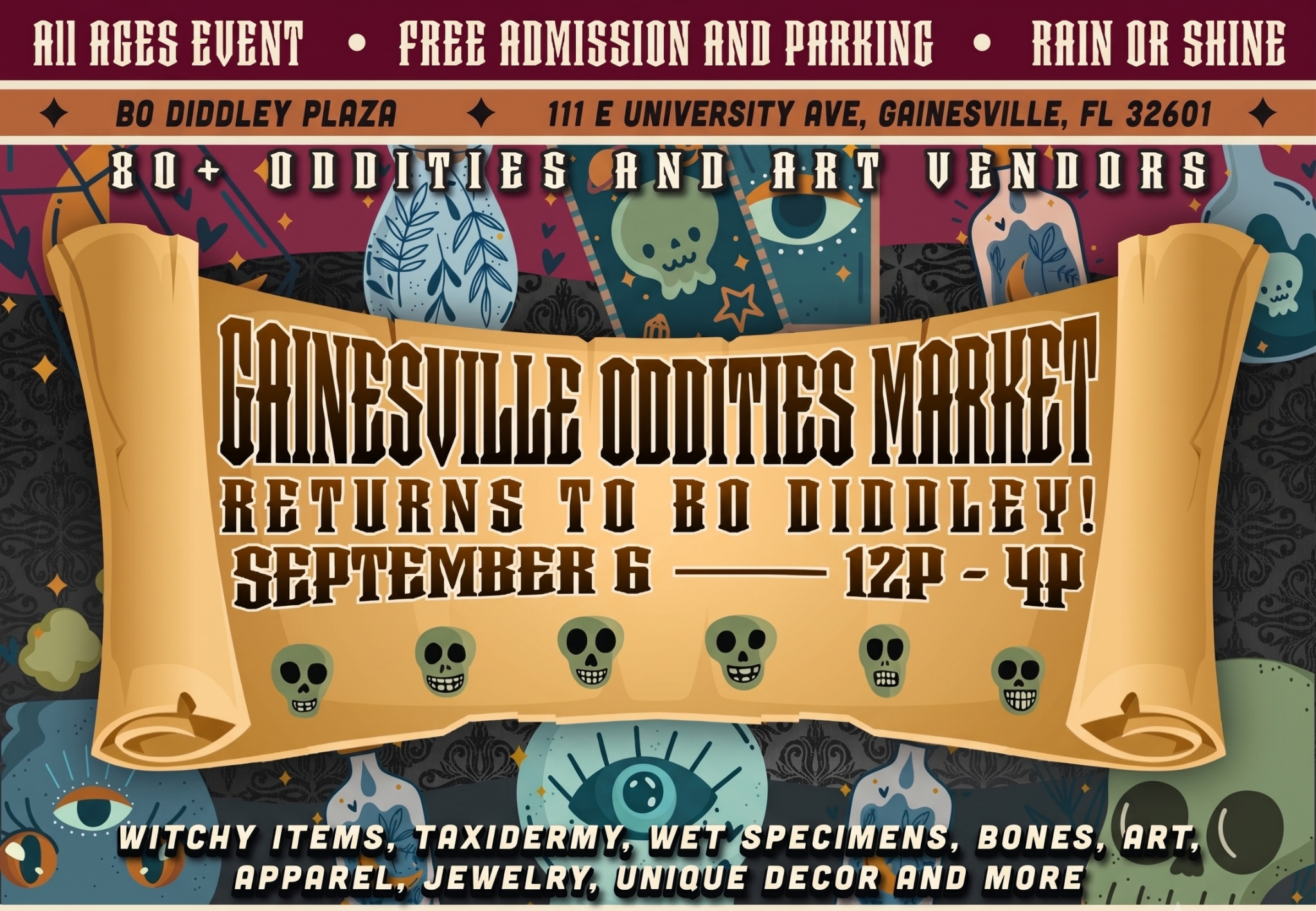 The Florida Oddities Market Facebook ad