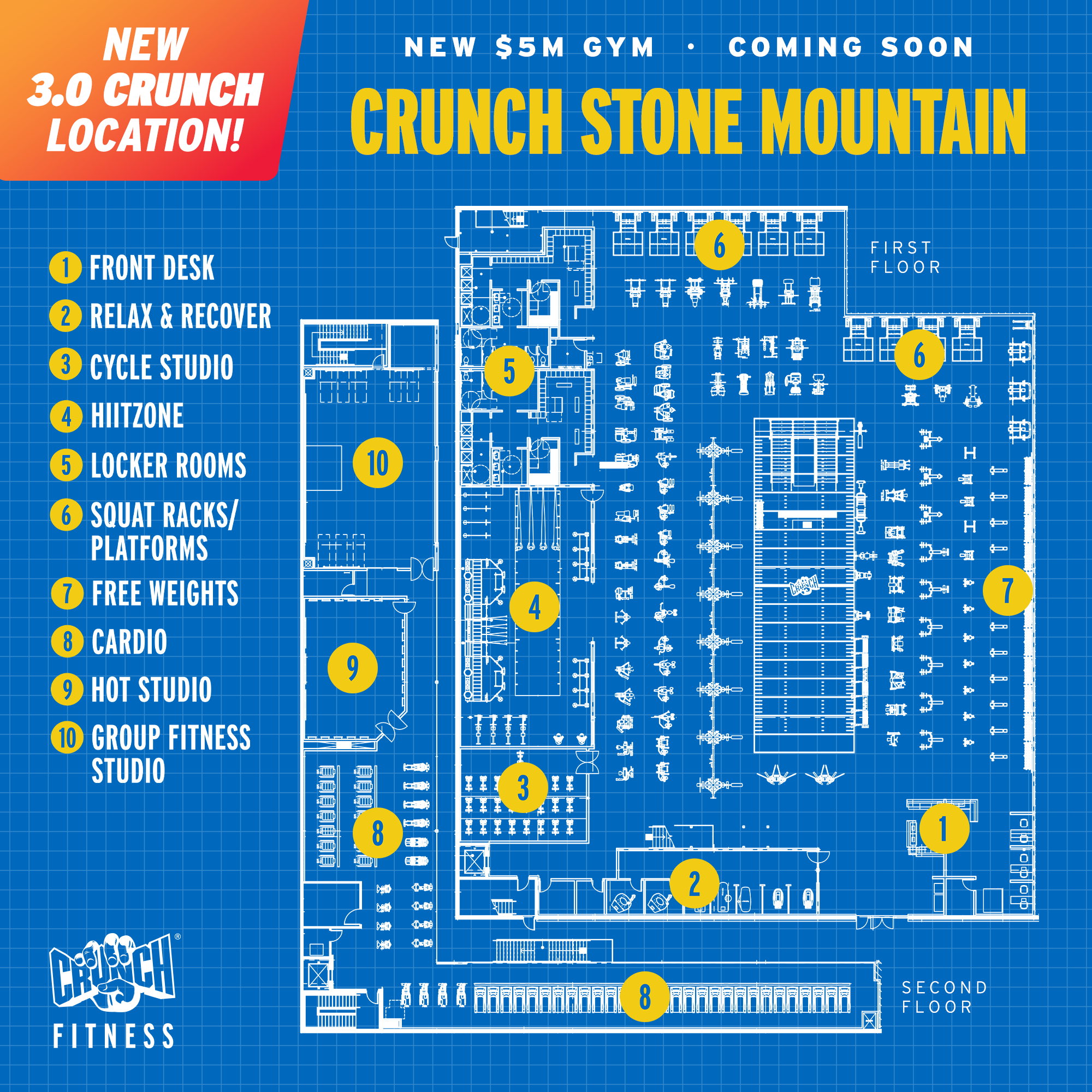 Crunch Fitness Facebook ad