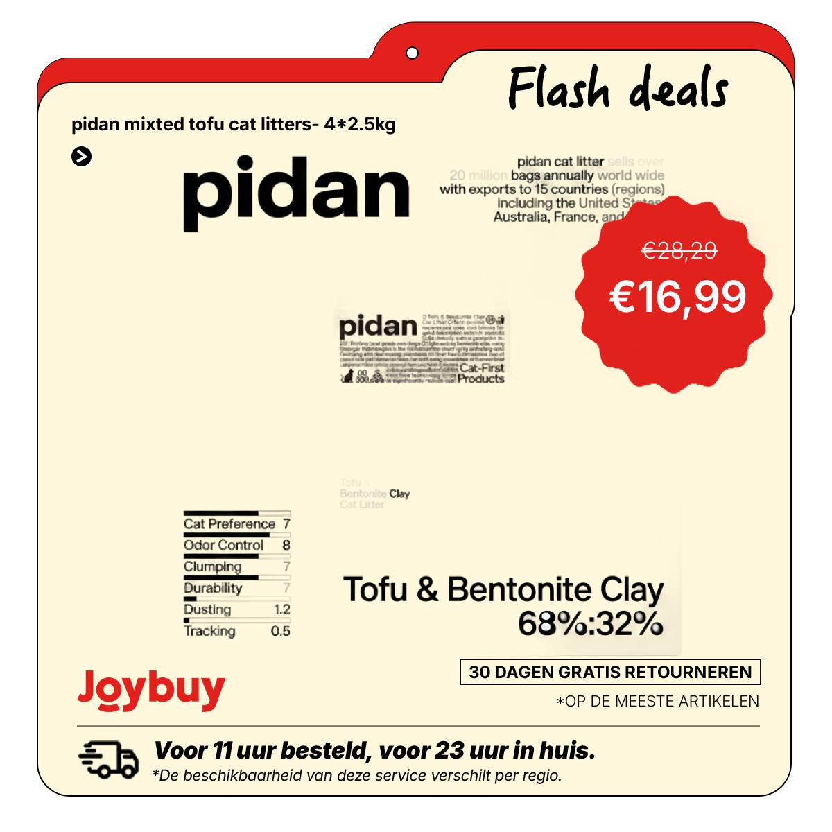 Joybuy NL Facebook ad