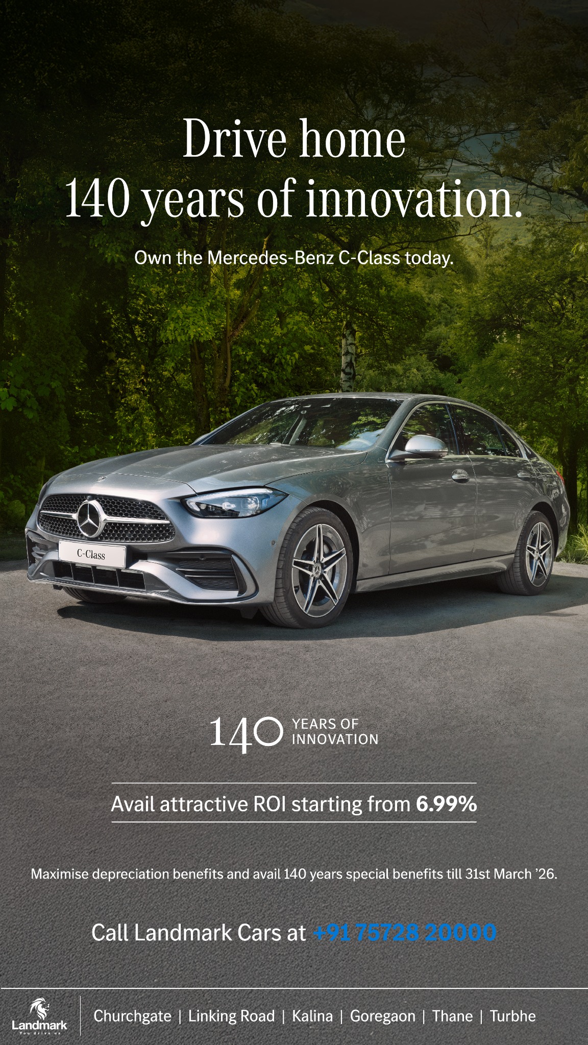 Mercedes-Benz Landmark Cars Mumbai Facebook ad