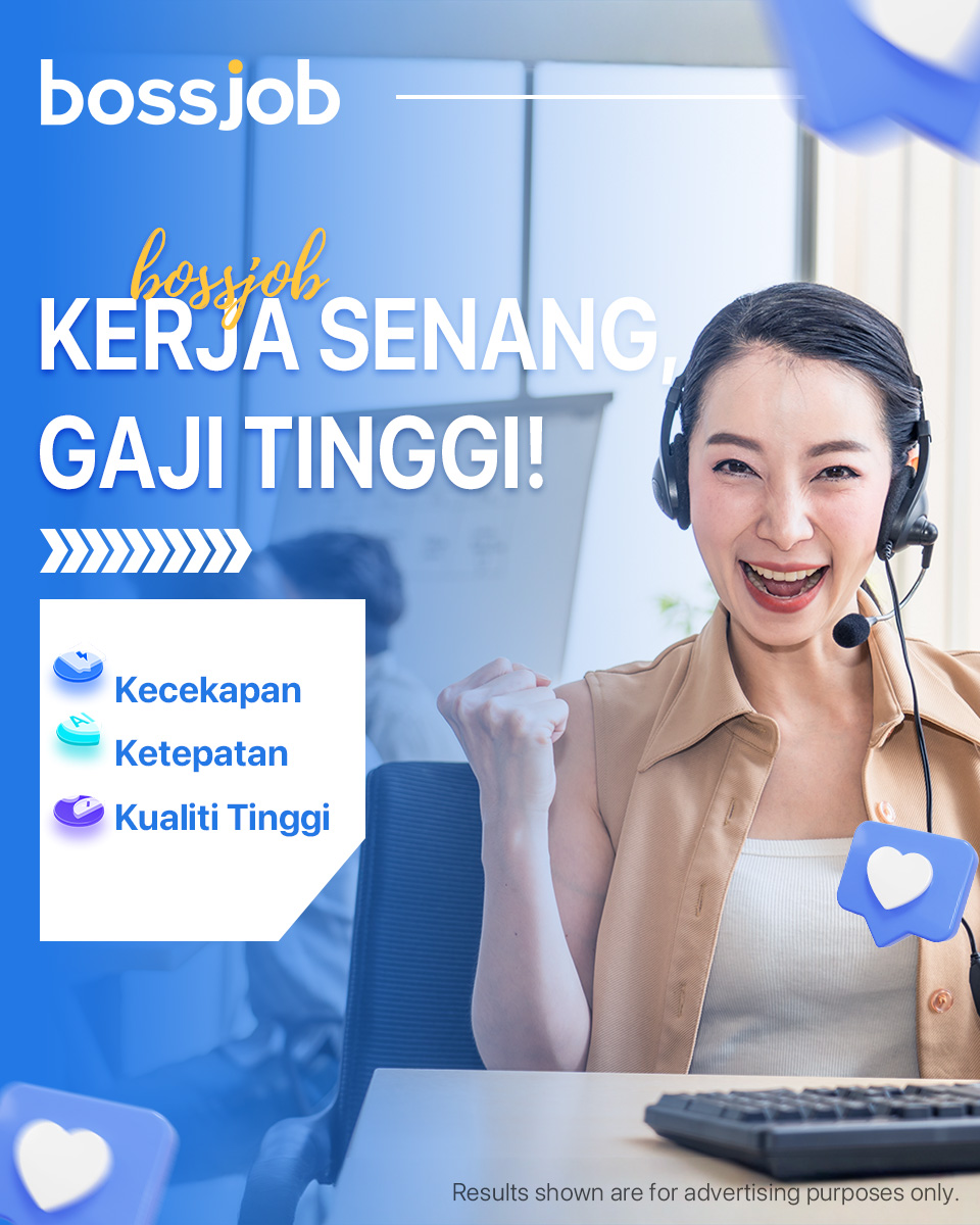 Bossjob Malaysia Facebook ad: Get Hired Faster