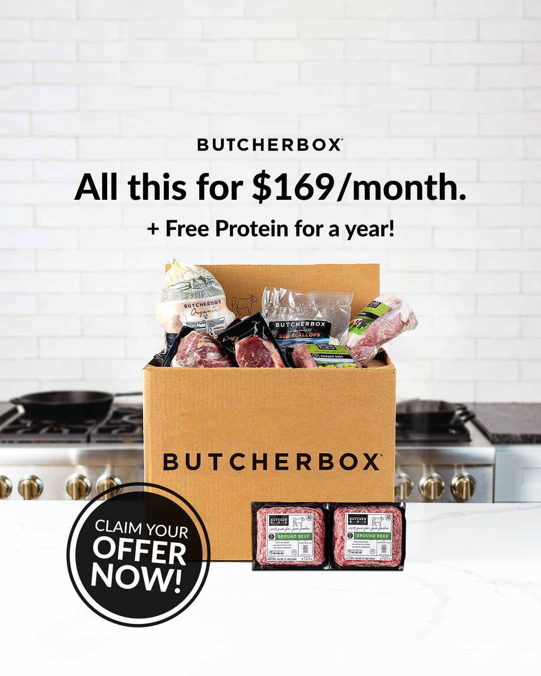 ButcherBox Facebook ad
