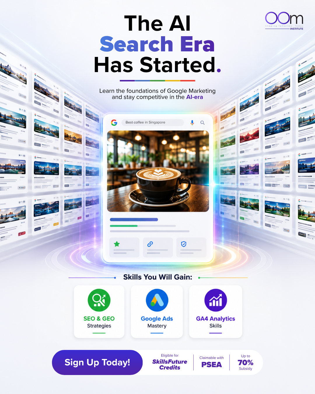 OOm Digital, Tech & AI Institute Facebook ad