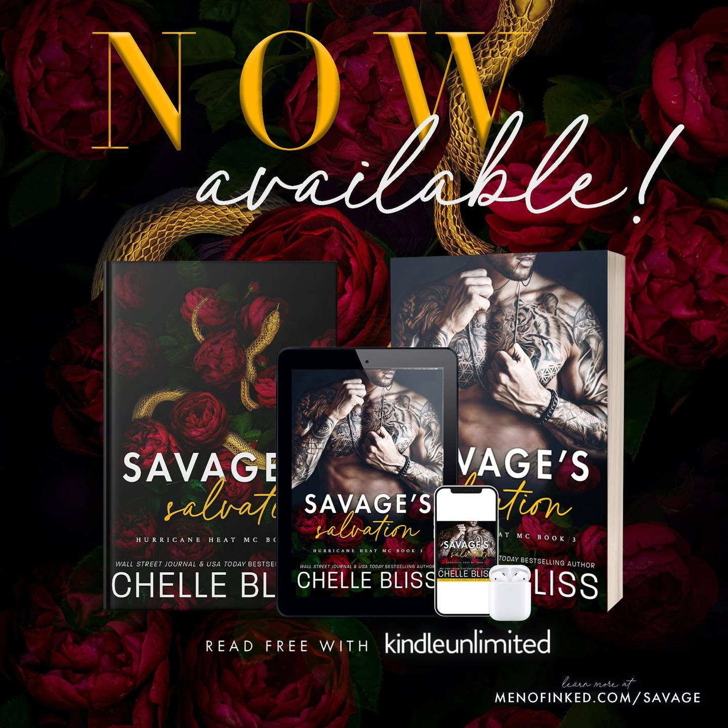 Author Chelle Bliss Facebook ad