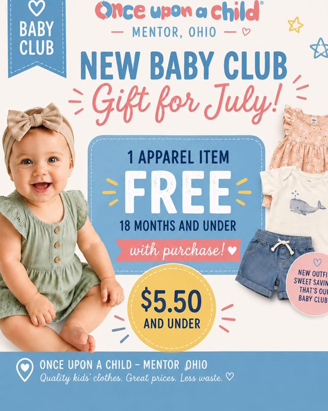 Once Upon A Child - Mentor, OH Facebook ad