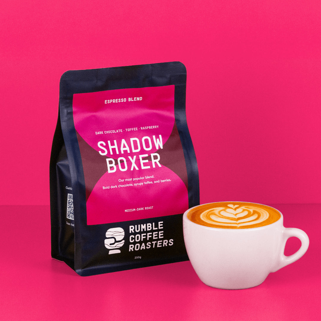 Rumble Coffee Roasters Facebook ad