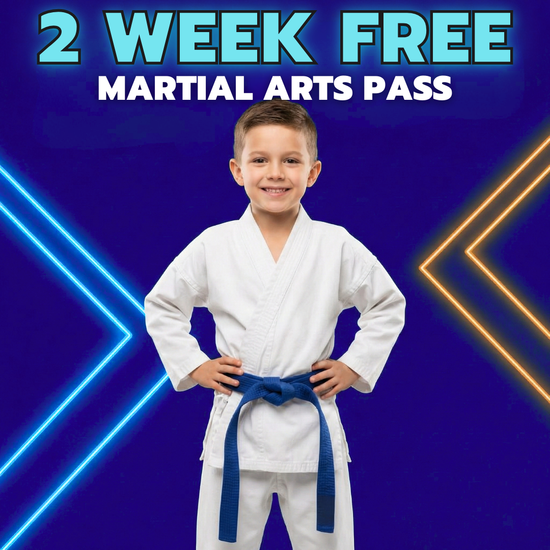 Master Jim's Taekwondo Academy Facebook ad: TWO WEEKS OF FREE MARTIAL ARTS CLASSES