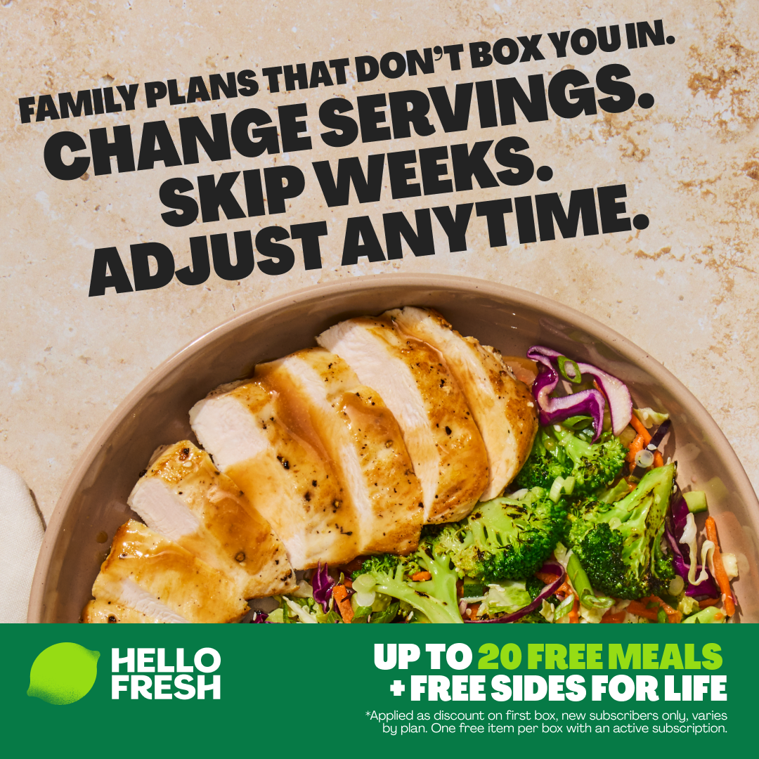 HelloFresh Facebook ad