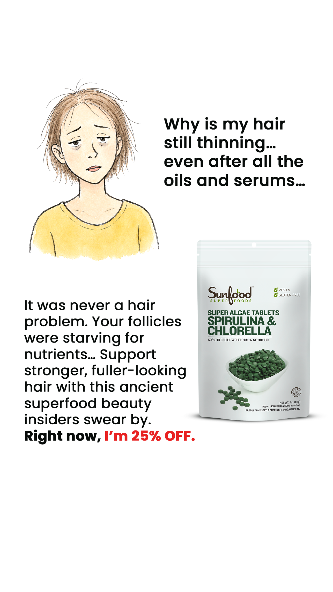 Sunfood Superfoods Facebook ad