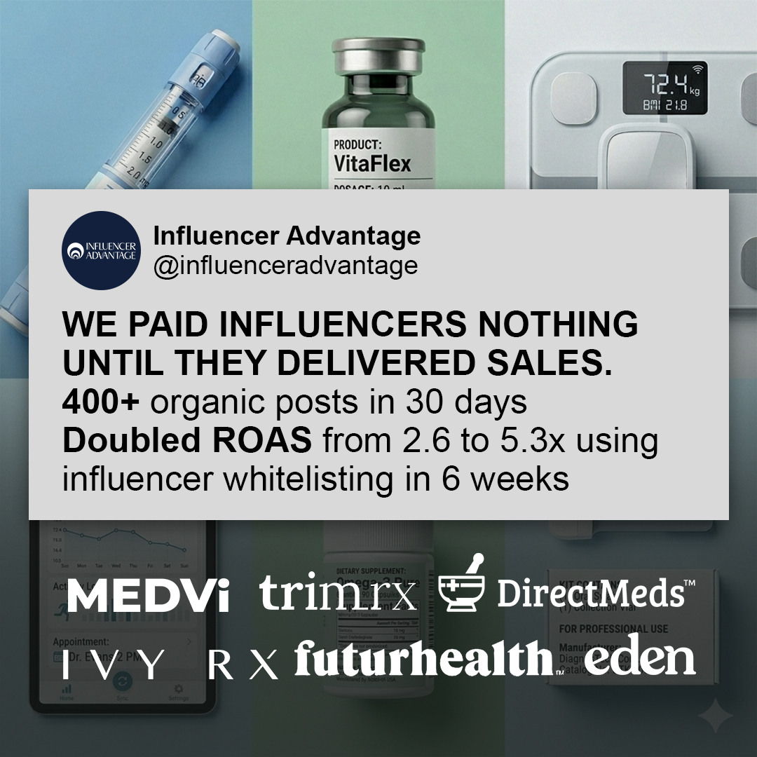 Influencer Advantage Facebook ad