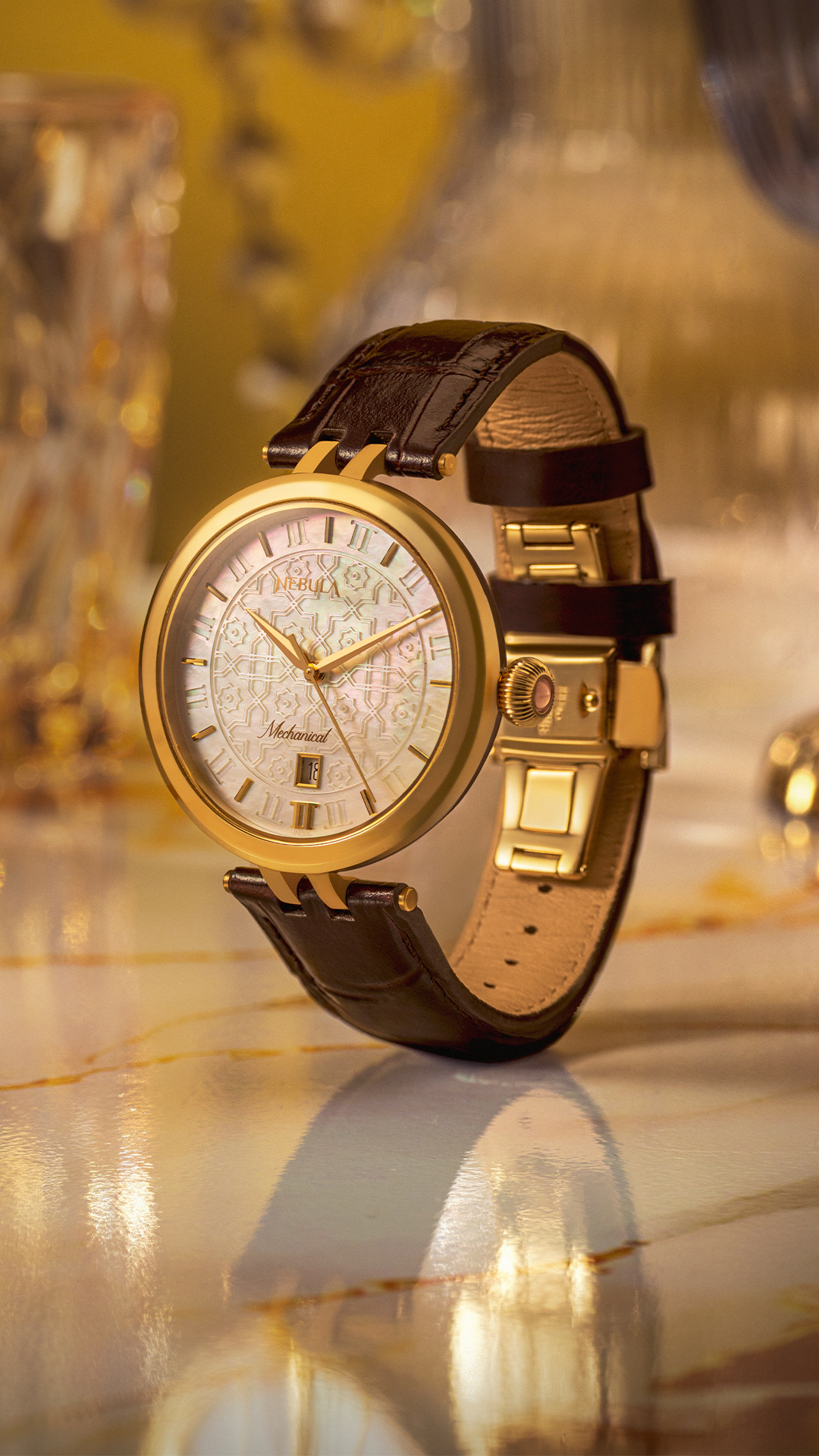 Nebula by Titan Facebook ad: Quietly commanding. Deeply rooted in Indian craft.