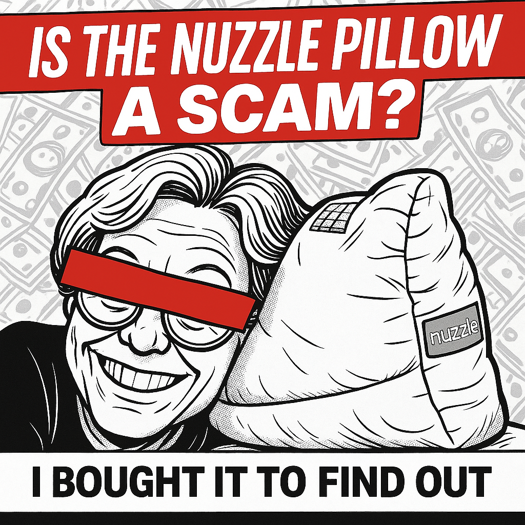 Sally’s Trusted Picks Facebook ad: What no one told you about the Nuzzle Pillow.