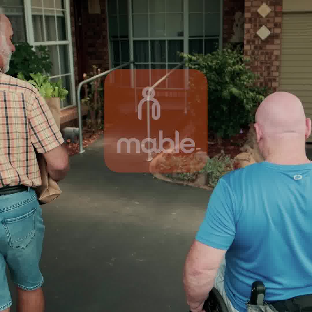 Mable Facebook ad: Find support workers ready in 4 hours