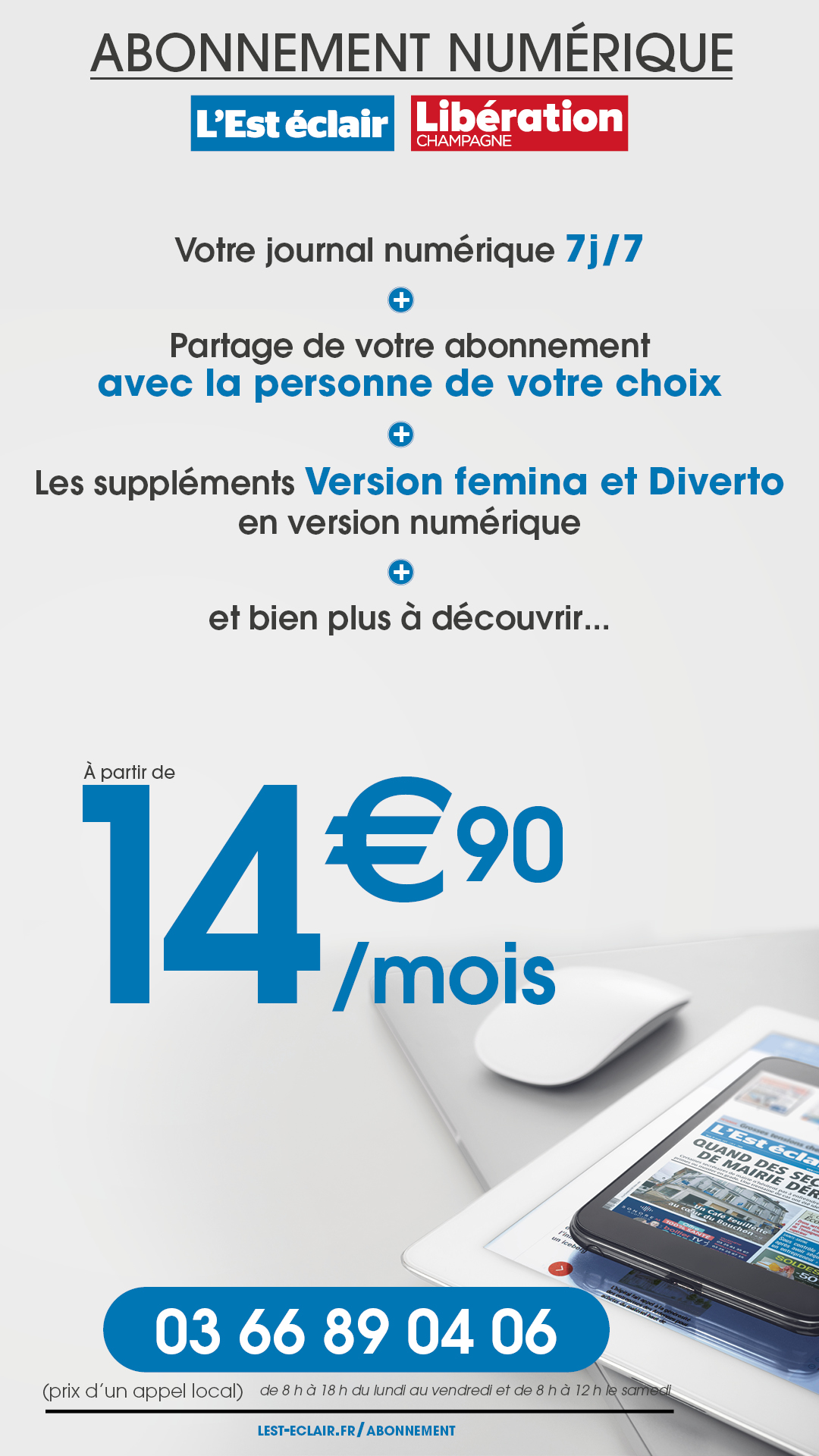 L'Est éclair Facebook ad