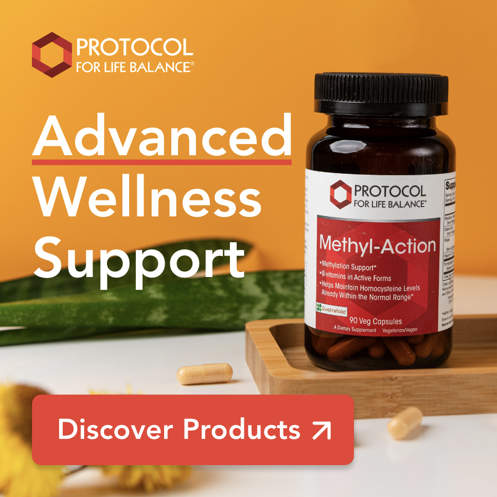 Protocol For Life Balance Facebook ad: Stock your practice with research-backed supplements.