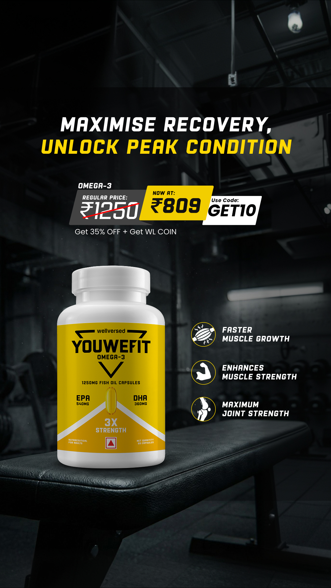 Youwefit - Wellversed Brand Facebook ad