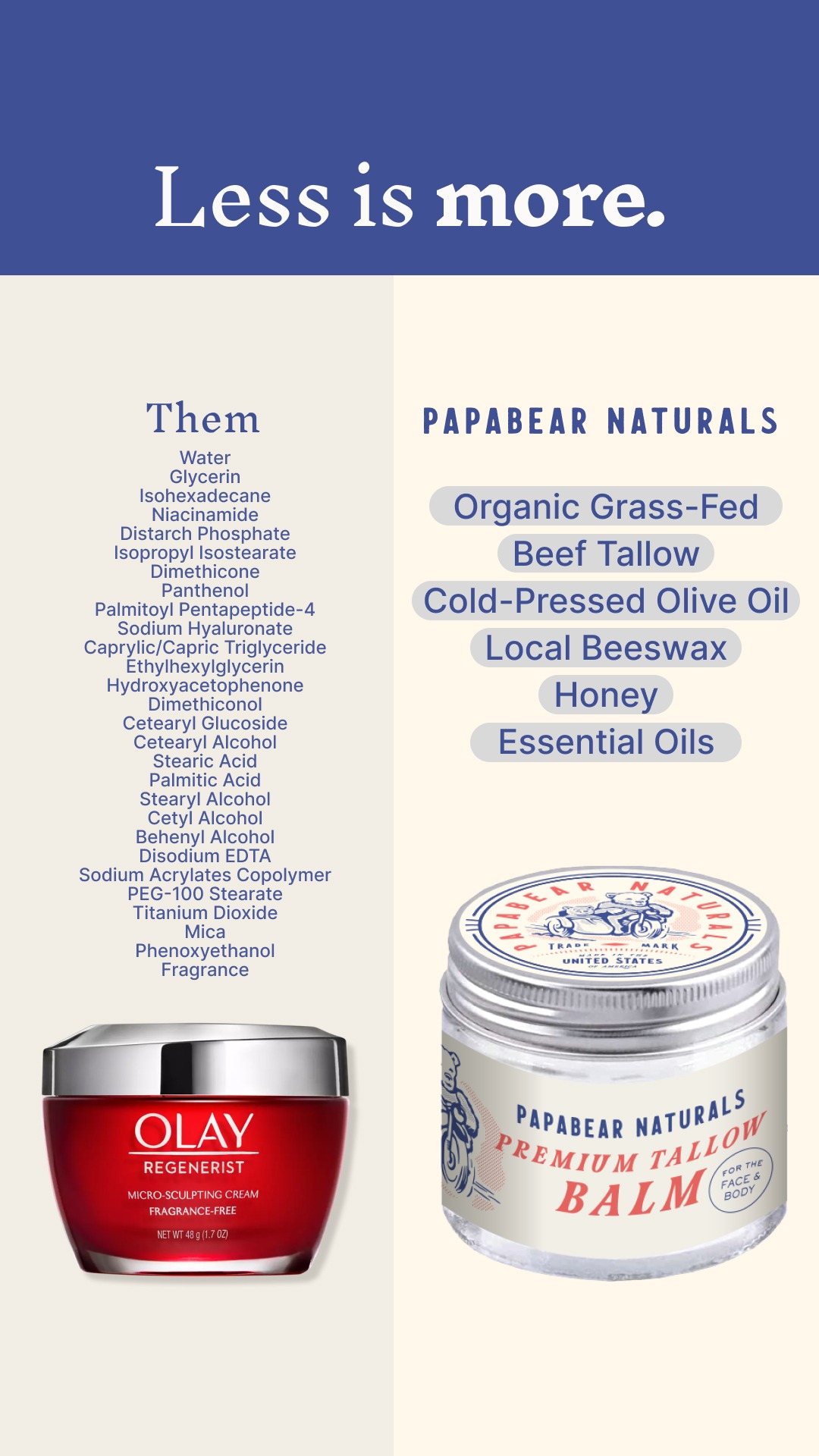 Papabear Naturals Facebook ad
