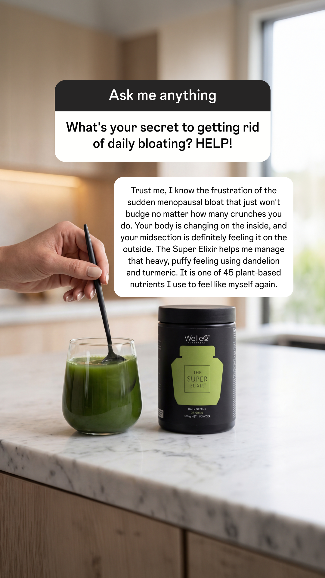 WelleCo Facebook ad