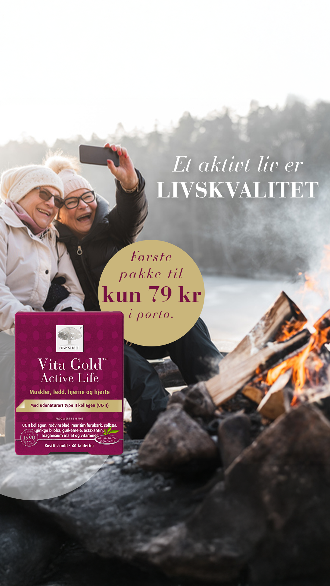 Vita Gold Norge Facebook ad from Oct 22, 2025