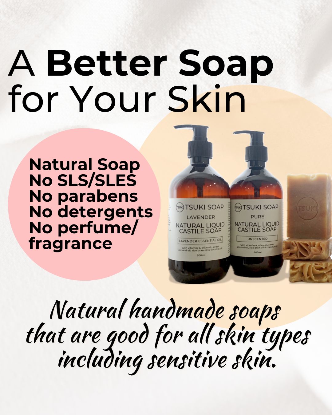 Tsuki Soap Facebook ad: Winner of @parentsworldsg Best Natural Handmade Soaps For…