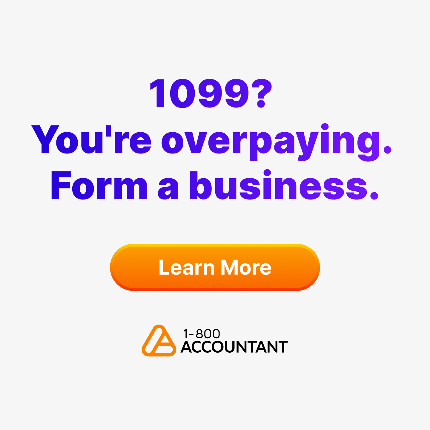 1-800Accountant Facebook ad