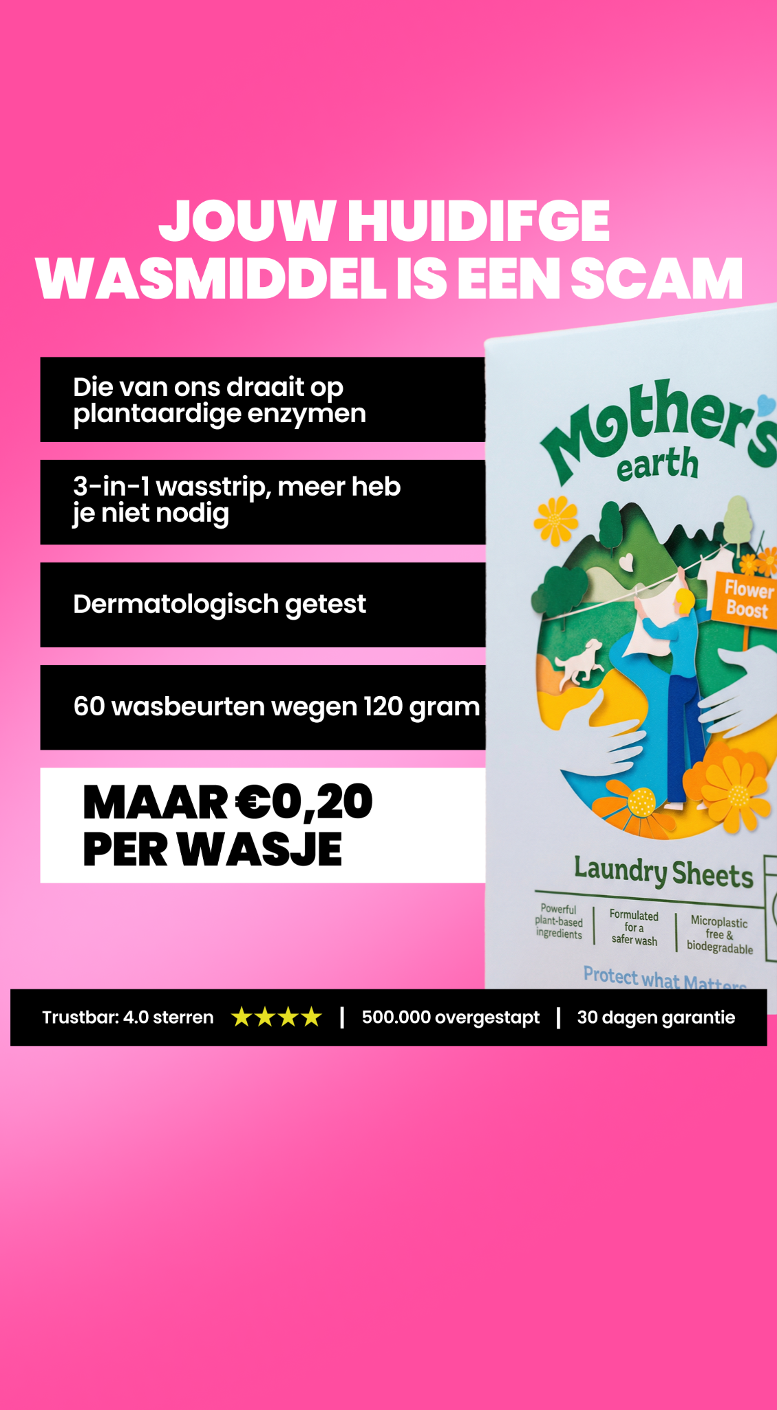Mothers Earth Facebook ad