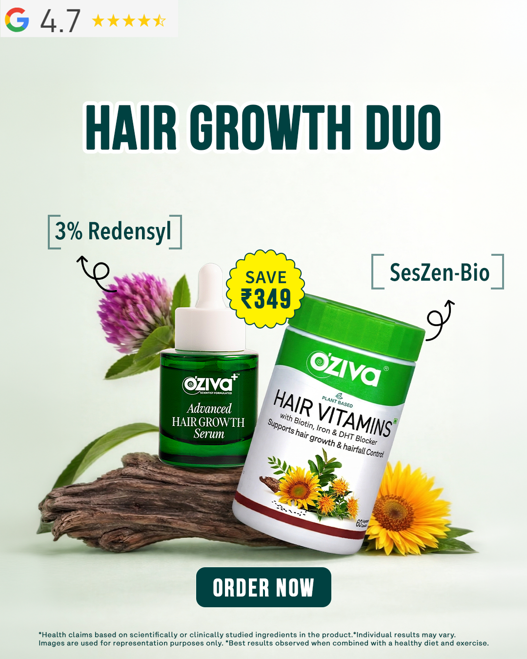 OZiva Facebook ad