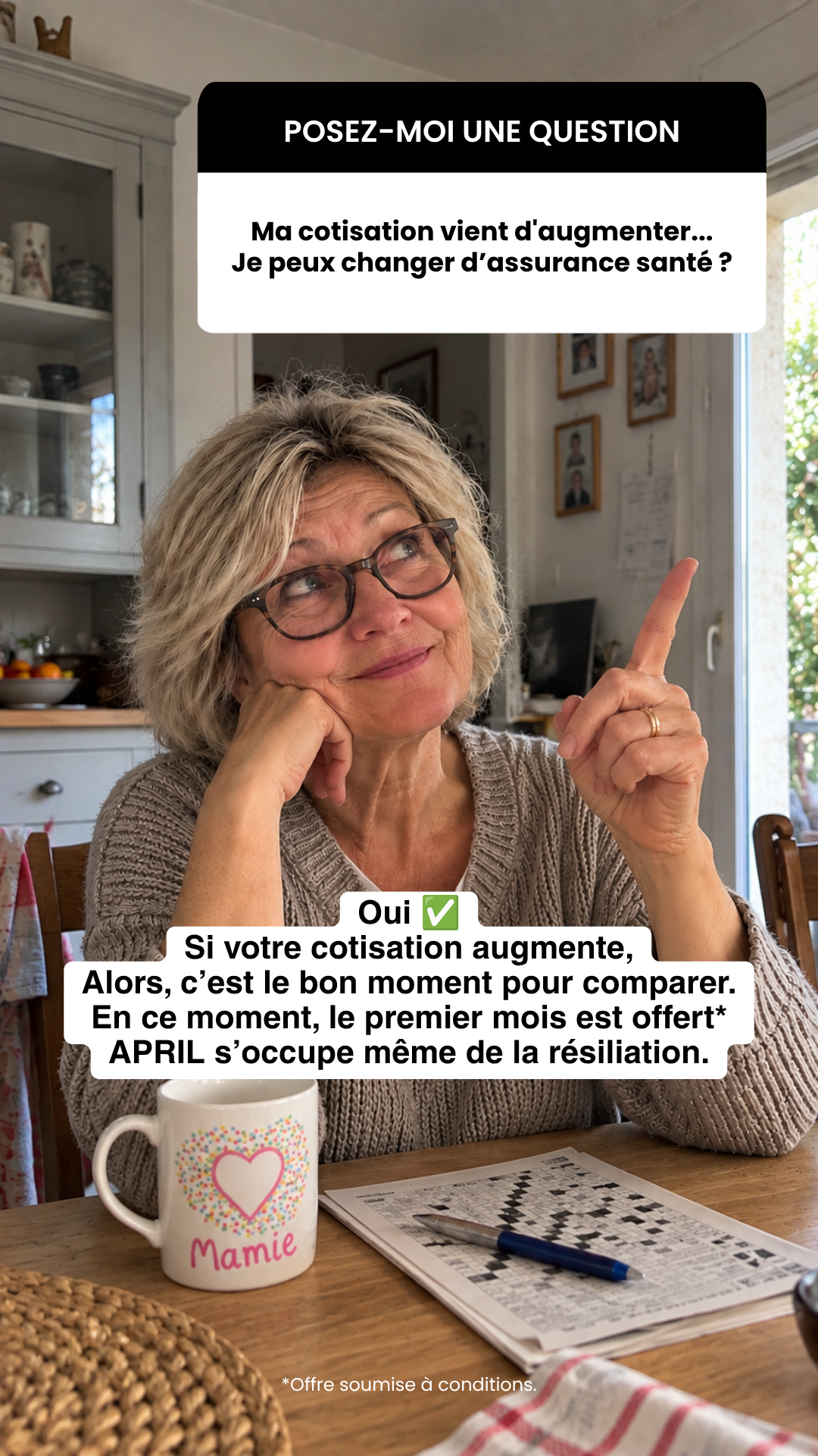APRIL Facebook ad: APRIL Folies: 1er mois offert