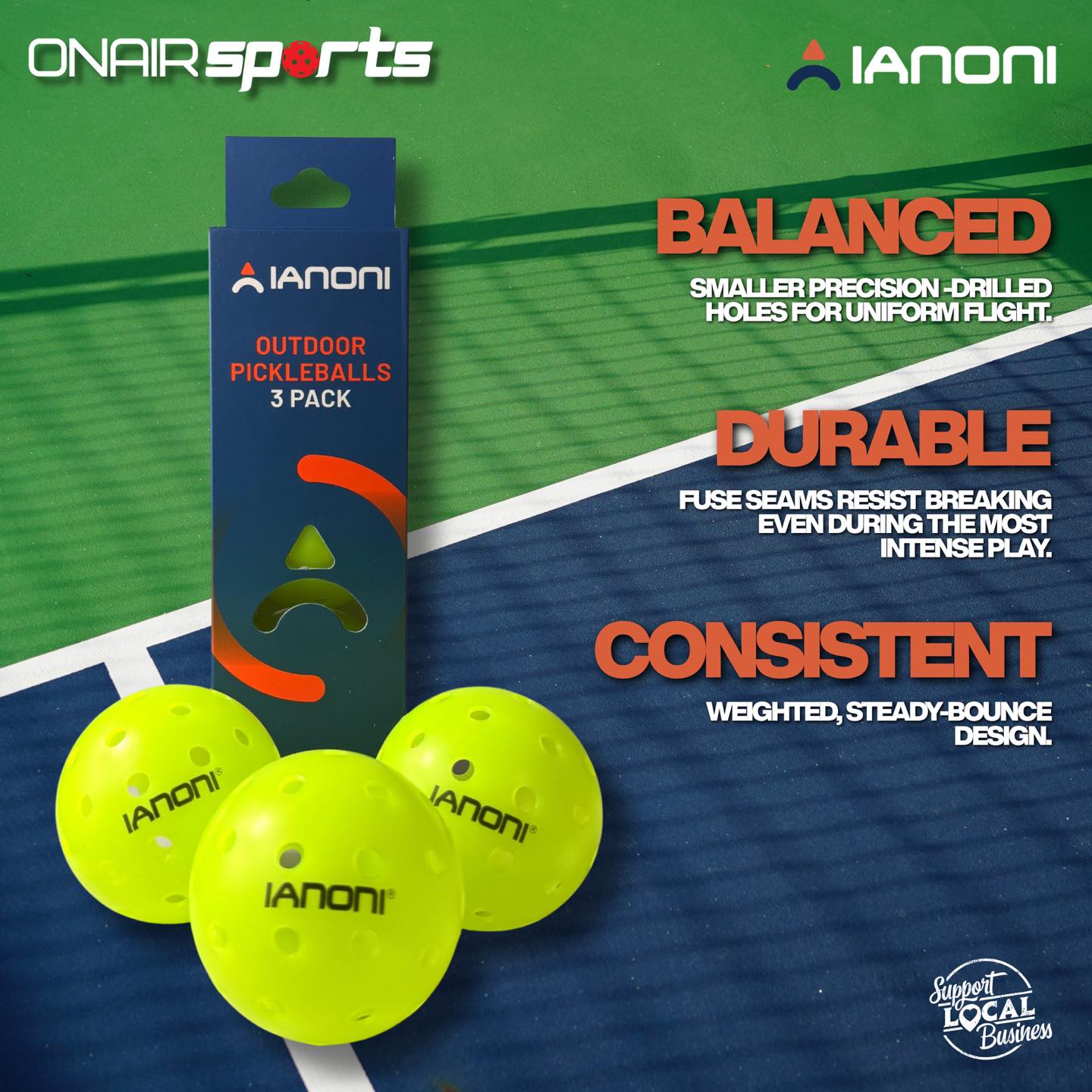 ONAIR Sports Facebook ad: Game-ready. Tournament-tested.