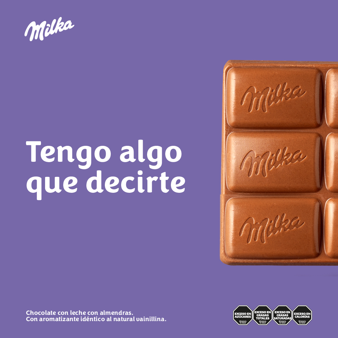 Milka Facebook ad: La manera más fácil de cambiarme el día…