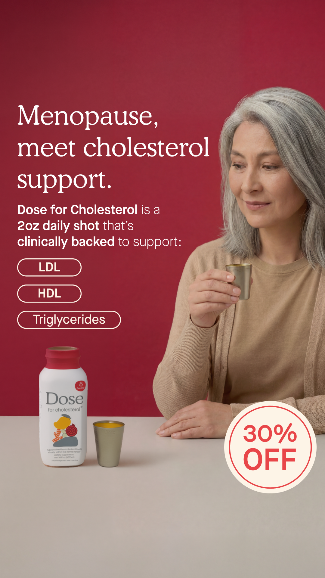Dose for Cholesterol Facebook ad