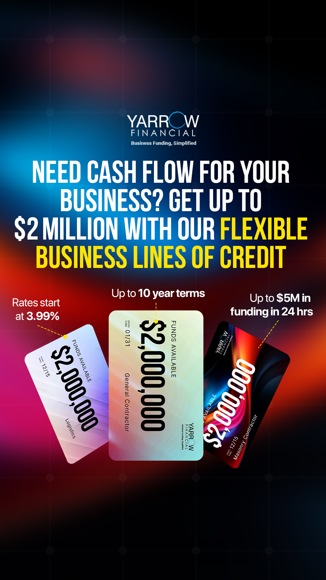 Yarrow Financial Facebook ad