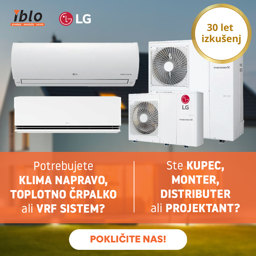 Iblo Facebook ad: Klima naprave, toplotne črpalke in VRF sistemi
