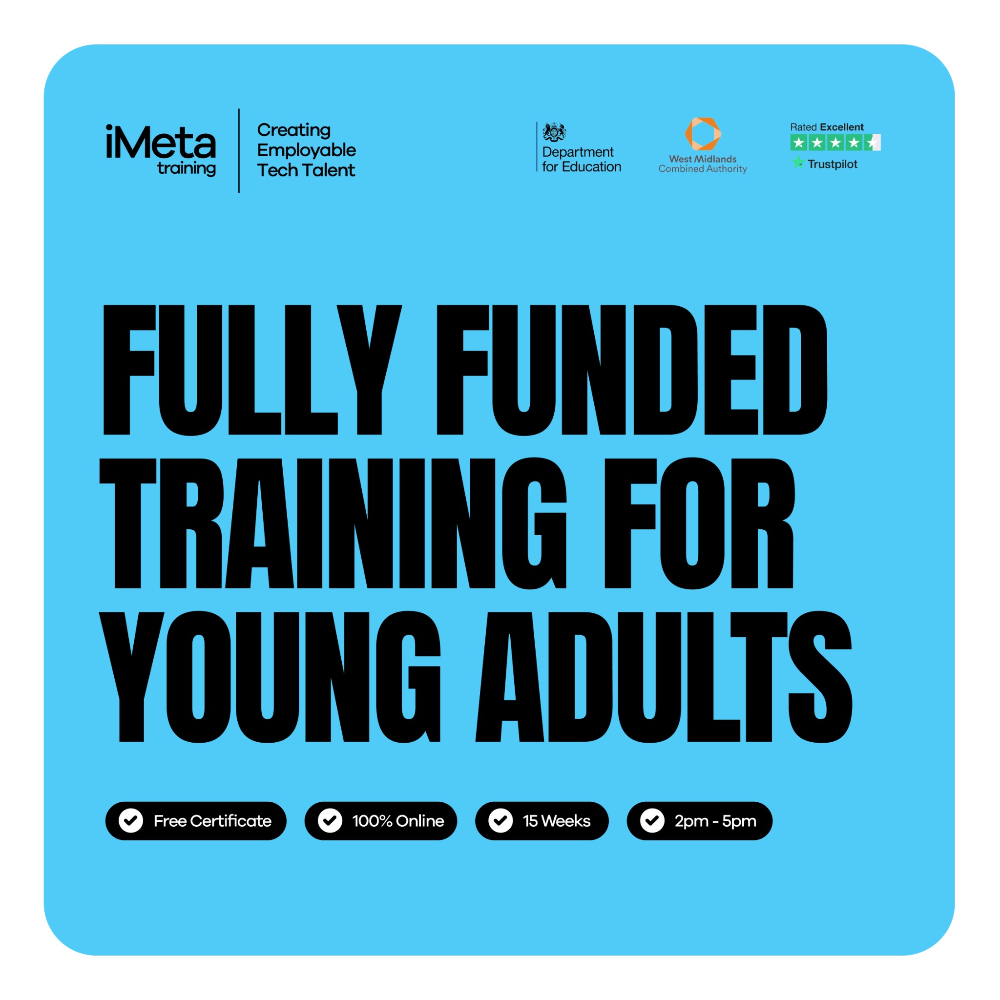 iMeta Training UK Facebook ad: Train to become a Data Analyst and earn…