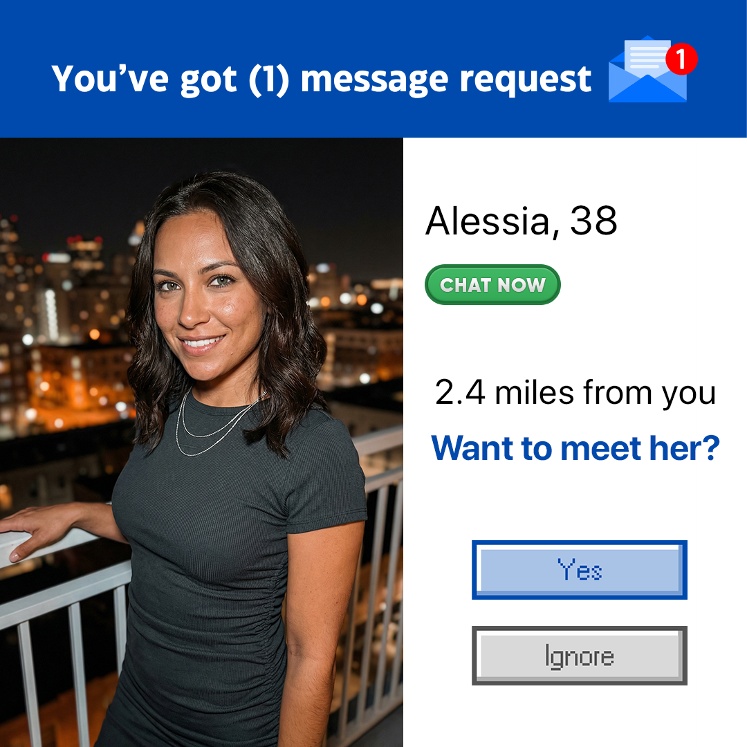 Singleo Facebook ad: Meet Real Women Tonight