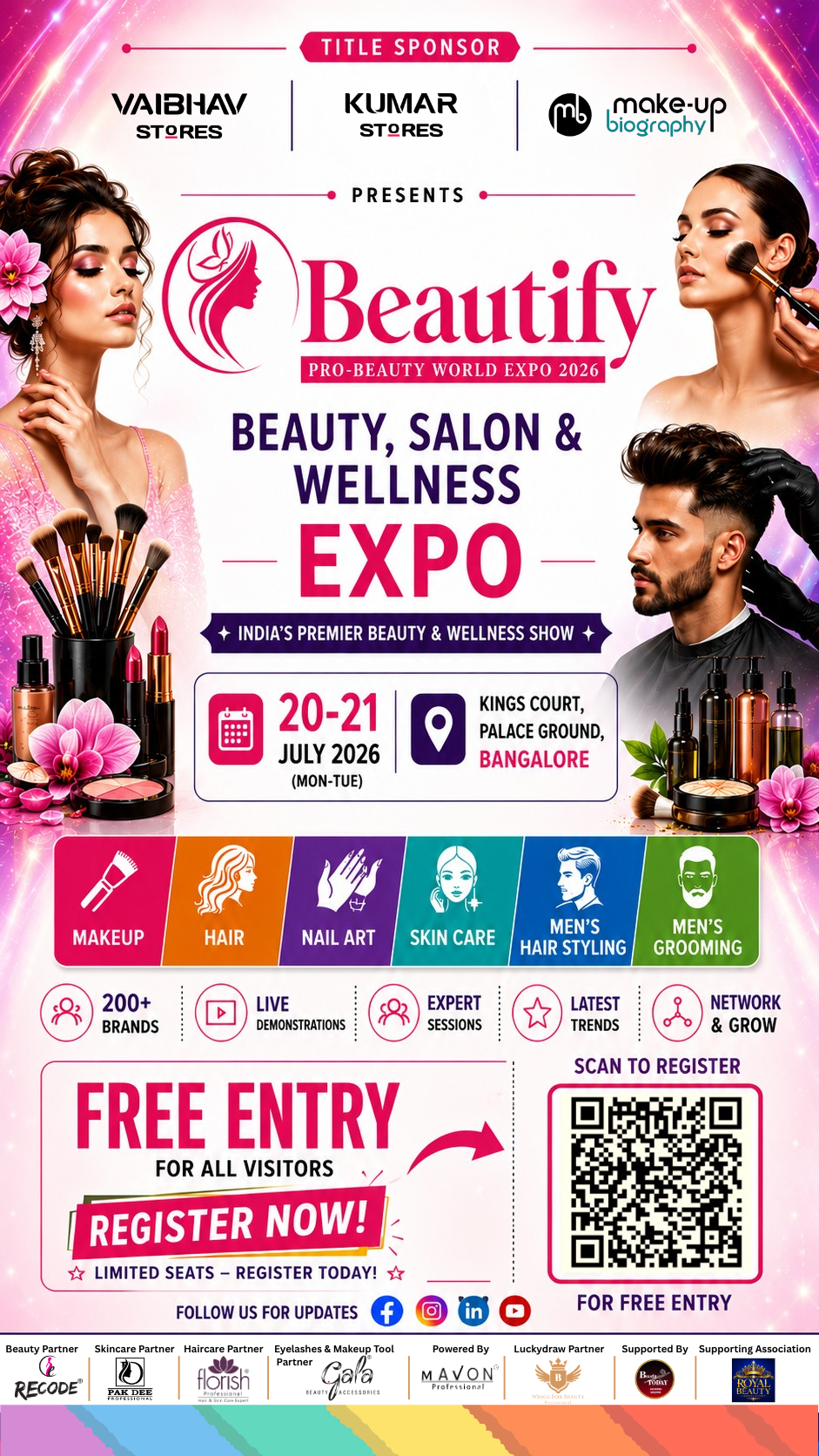 Beautify Expo Facebook ad: Free Entry