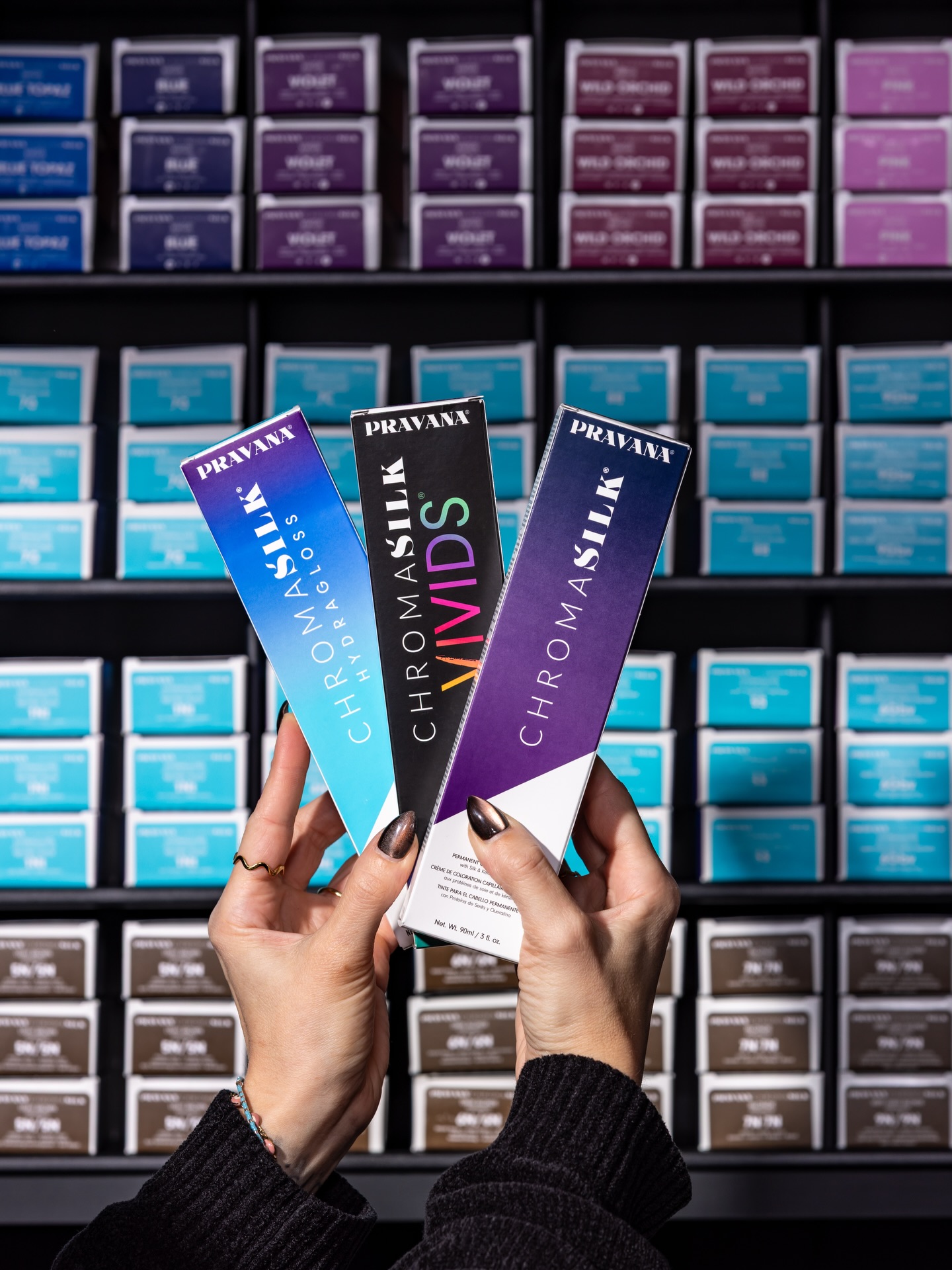 Marlo Beauty Supply Facebook ad: You just found your new @pravana plug Beauty…